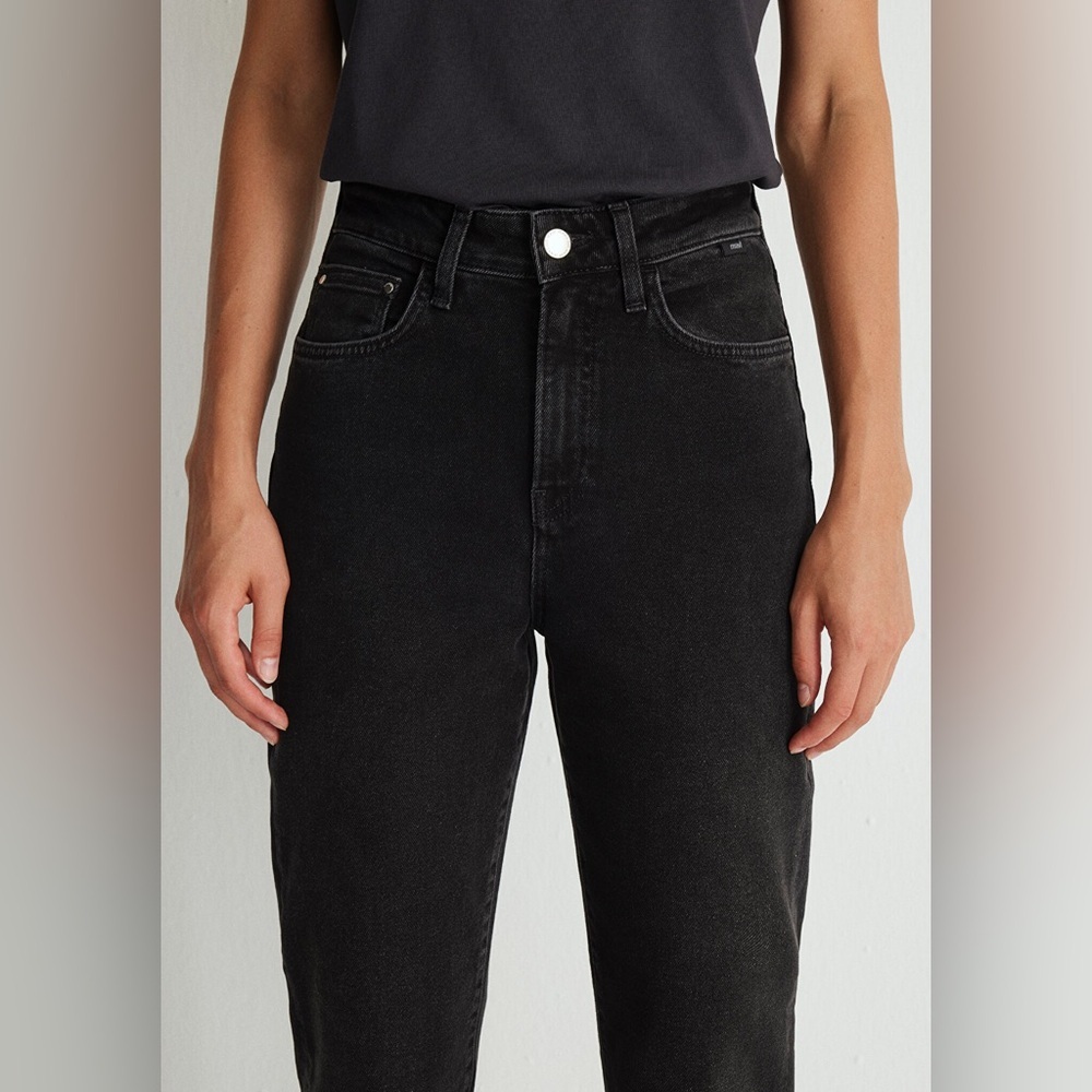 MAVI Star Real Blue Anthracite Smoke Jeans - womens black jeans %cotton - Picture 3 of 13